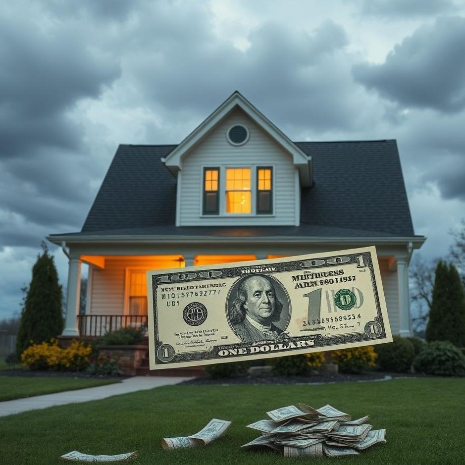 Dream : Money in front of the house in a dream
