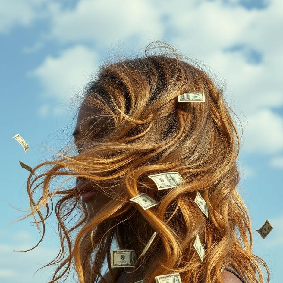 Dream : Money in hair in a dream