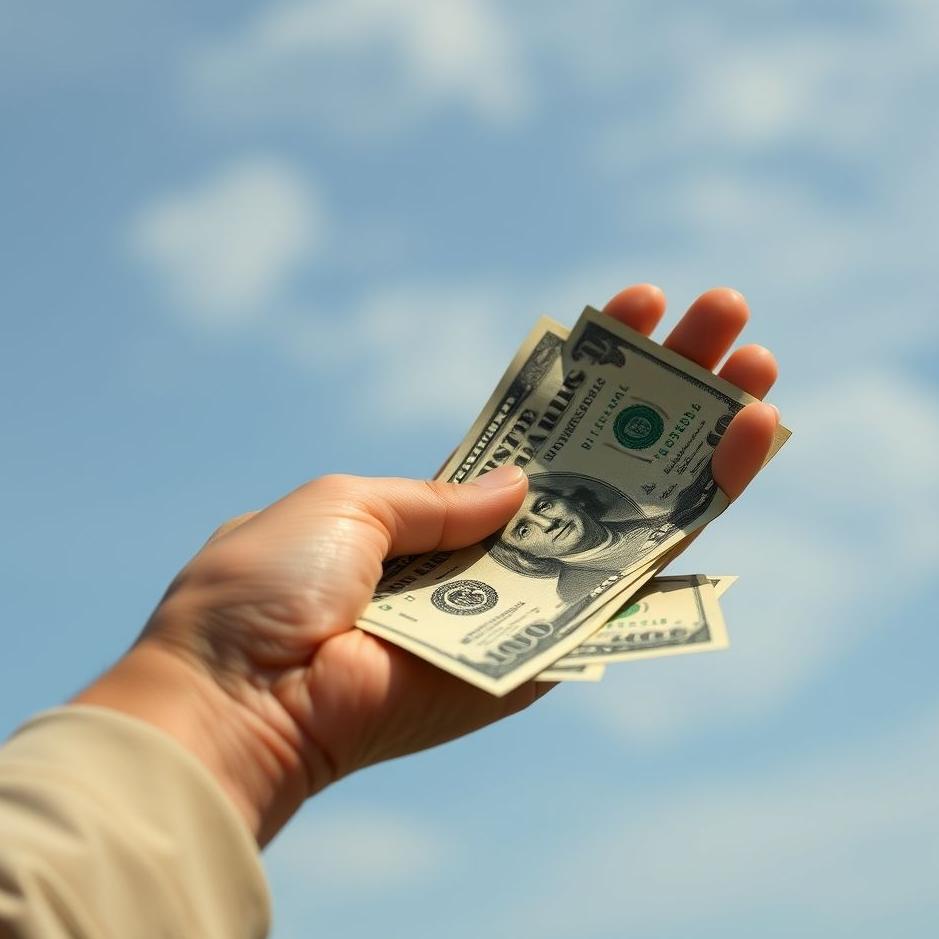 Dream : Money in my son's hand in a dream