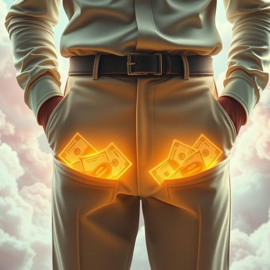 Dream : Money in two pockets in a dream