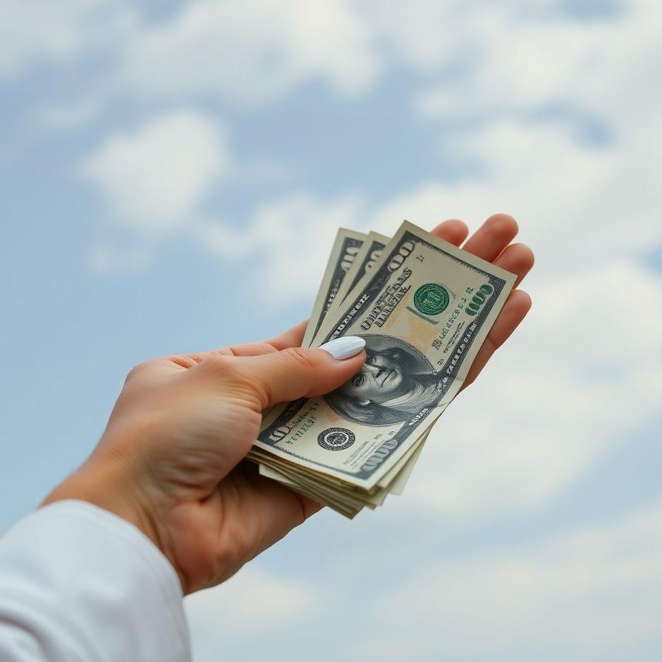 Dream : Money in your lover's hand in your dream