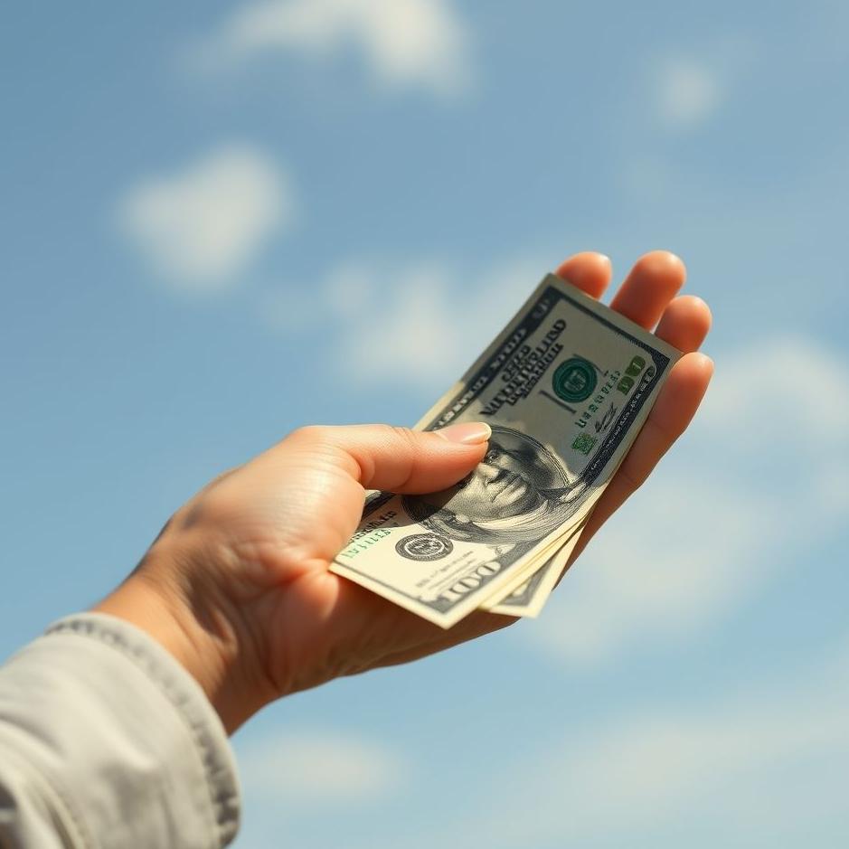 Dream : Money in your son's hand in a dream