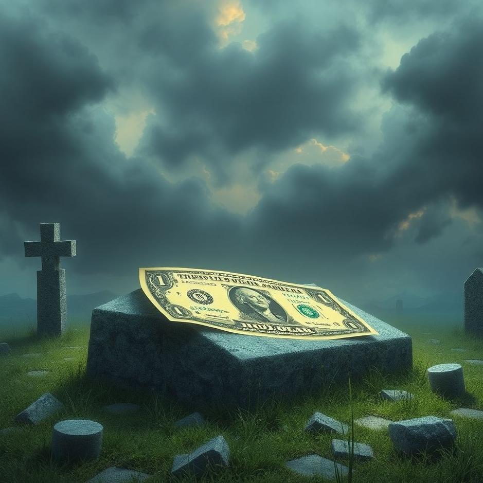 Dream : Money on a grave in a dream
