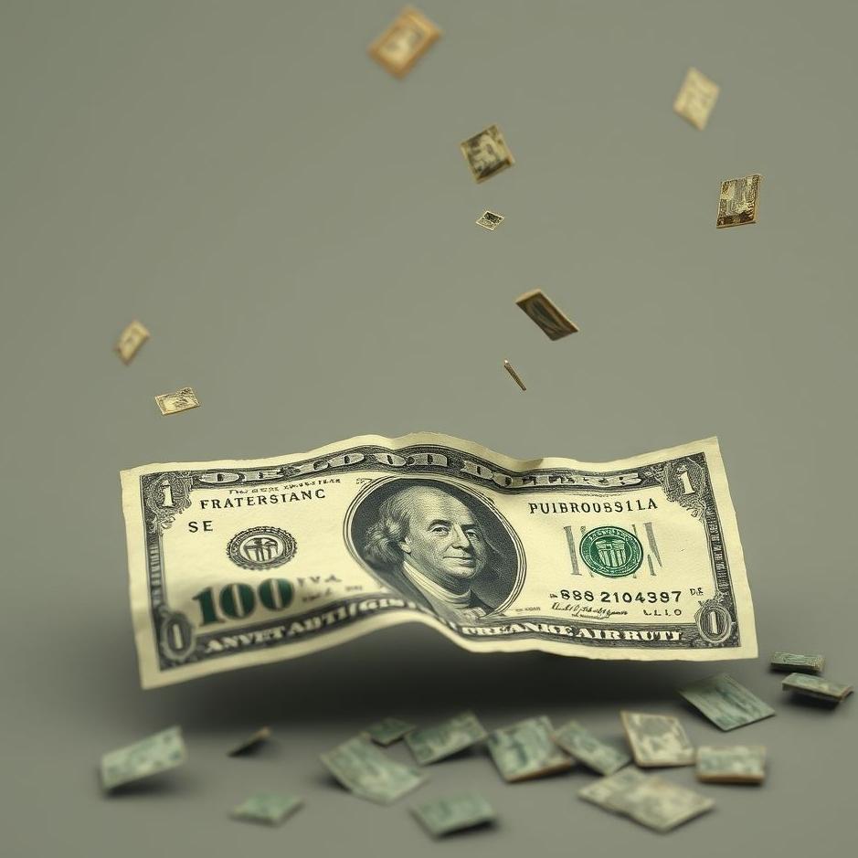 Dream : Money torn in a dream