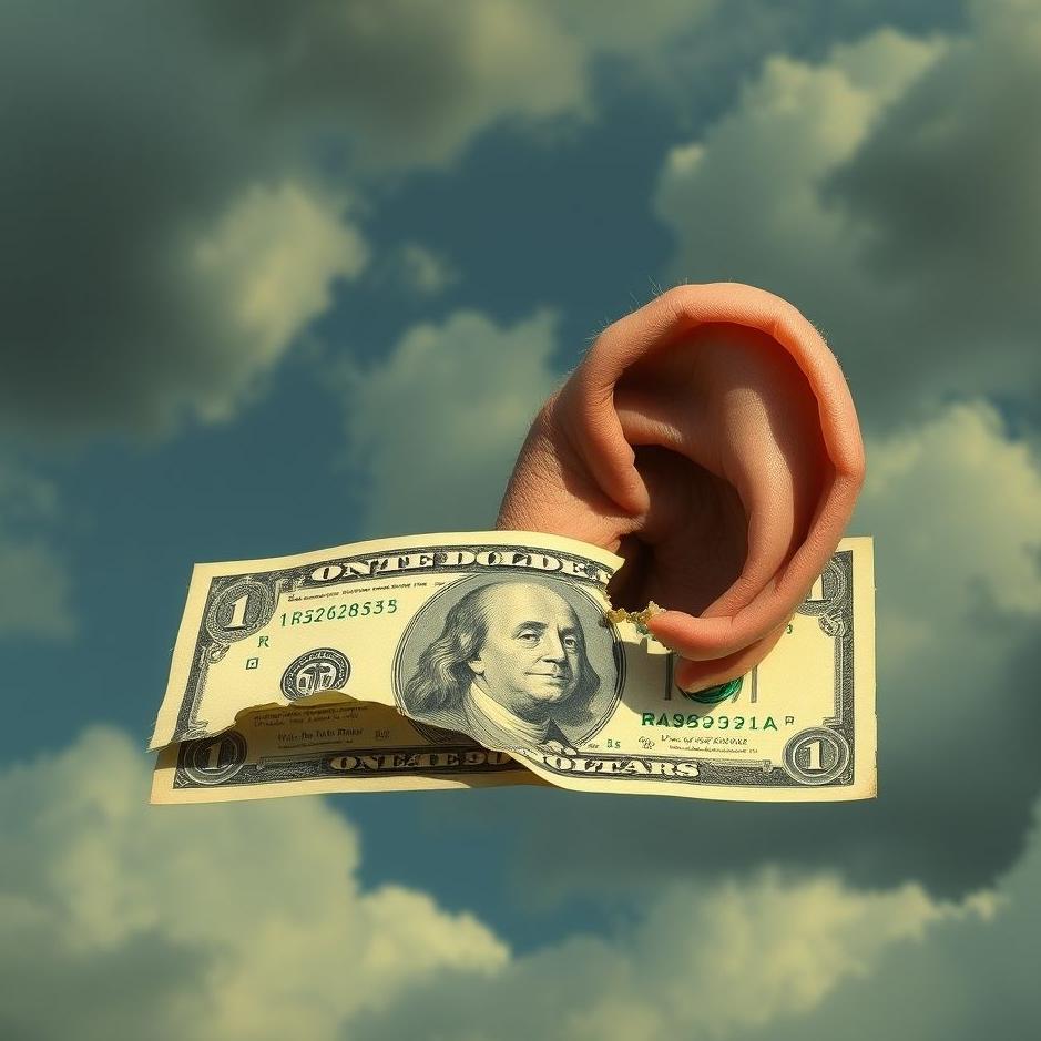 Dream : Money with a torn ear in a dream