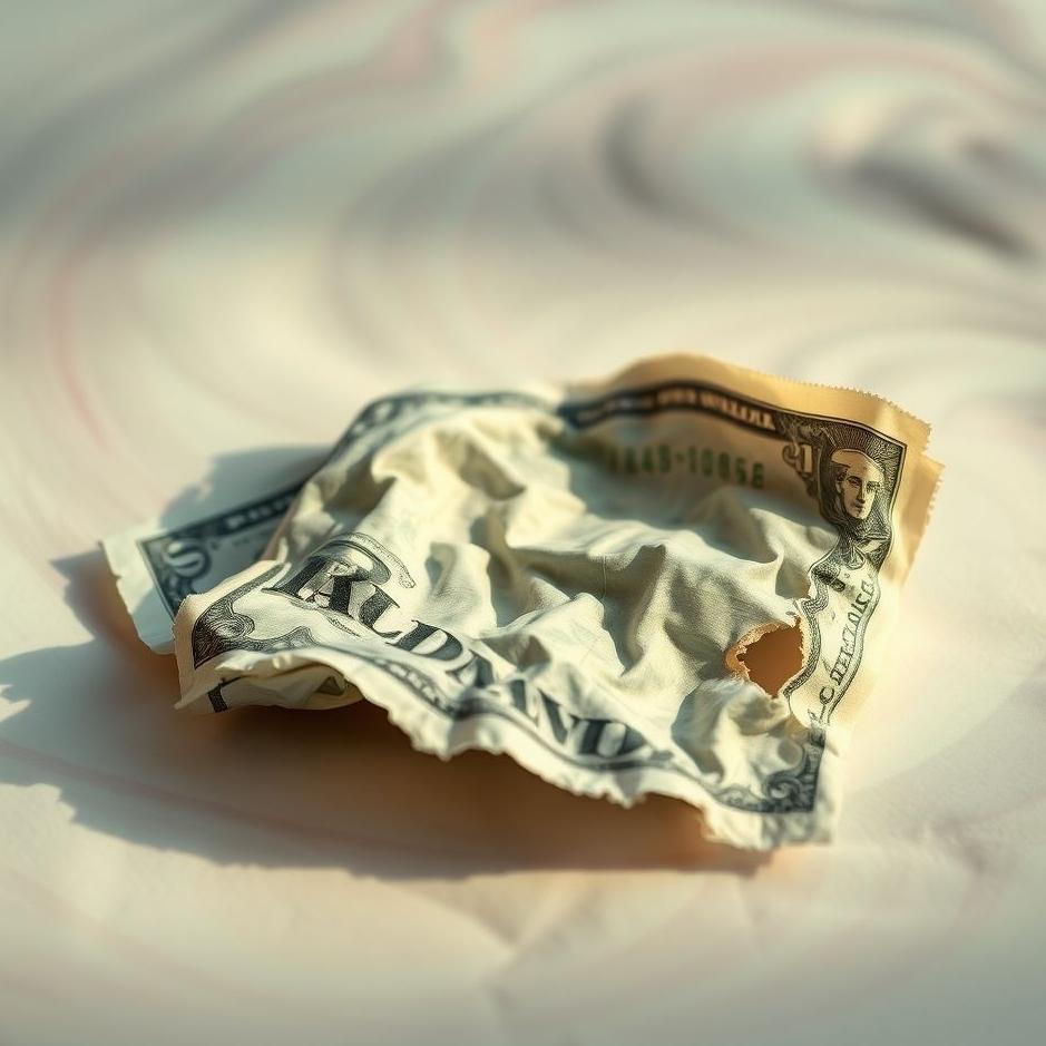 Dream : Money with torn corners in a dream
