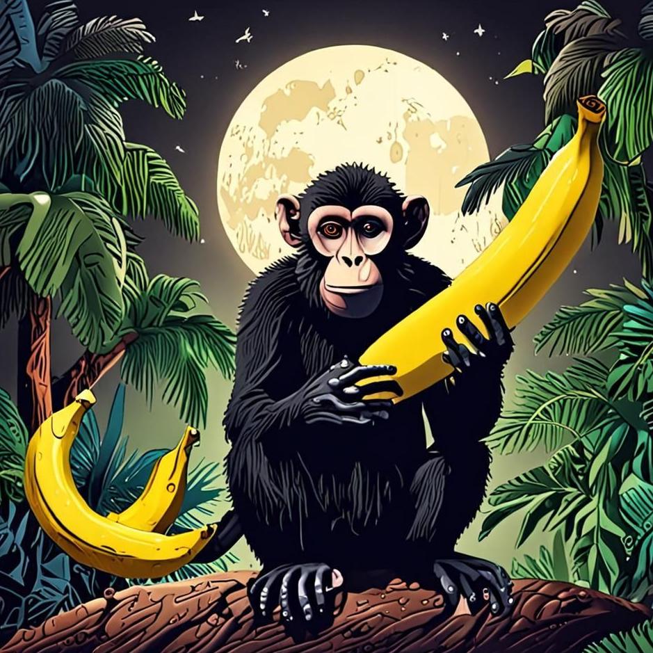 Dream : Monkey and a banana in a dream