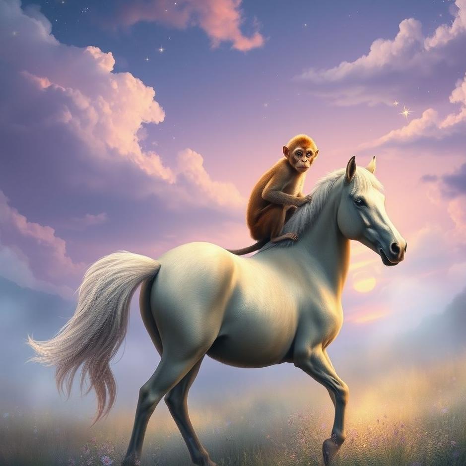 Dream : Monkey and a horse in a dream