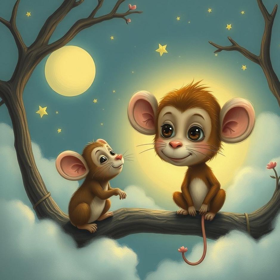 Dream : Monkey and a mouse in a dream