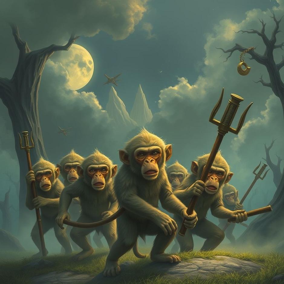 Dream : Monkey army in a dream