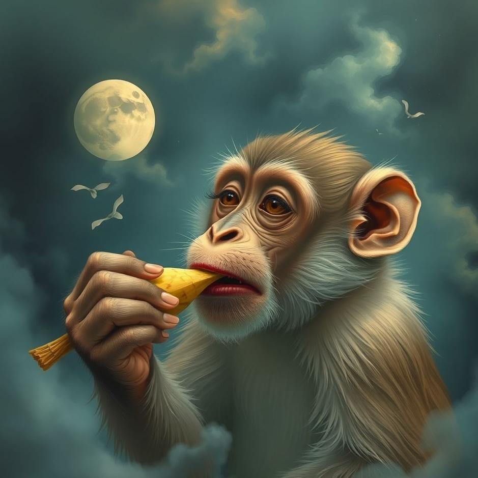 Dream : Monkey eating a human in a dream
