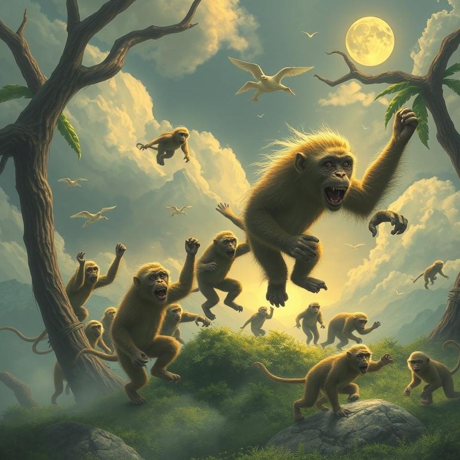 Dream : Monkey invasion in a dream