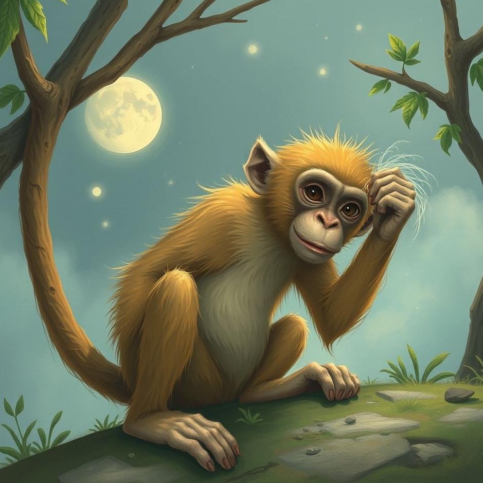 Dream : Monkey scratch in a dream