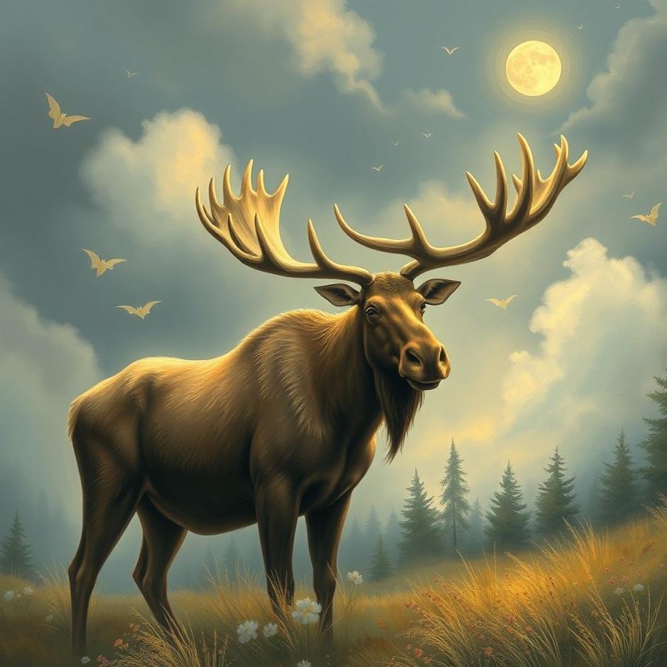 Dream : Moose in a dream