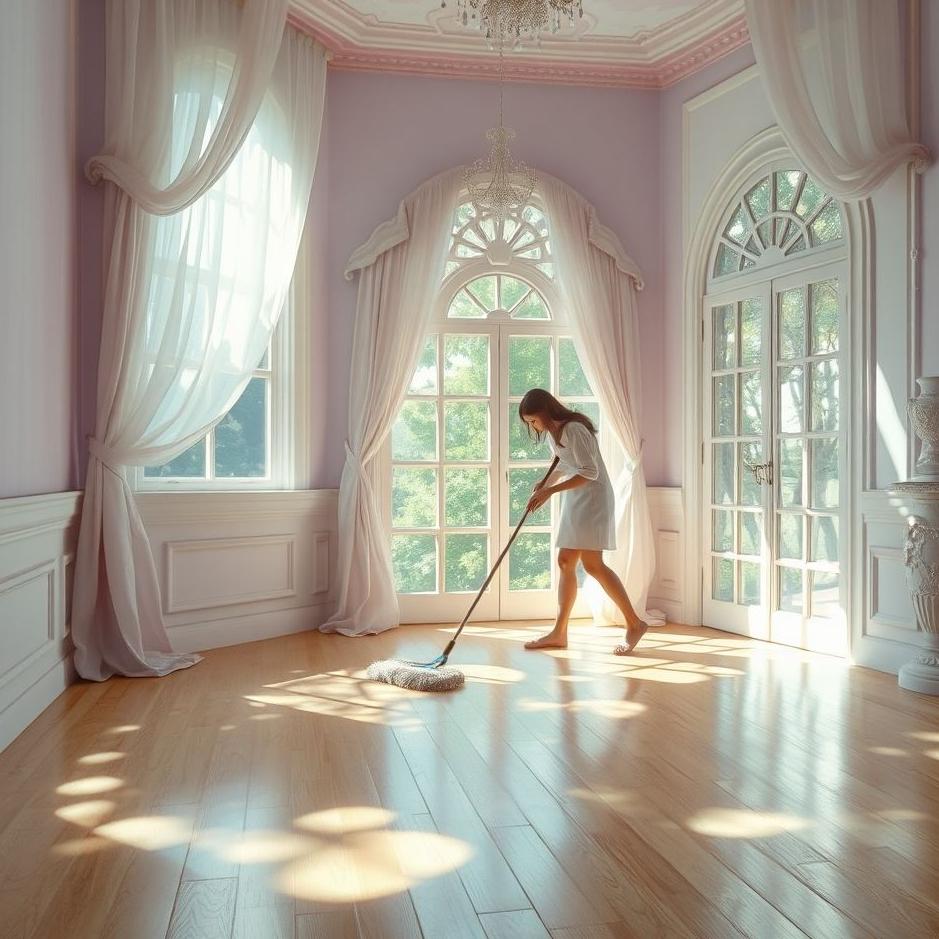 Dream : Mopping the floor of your house in a dream