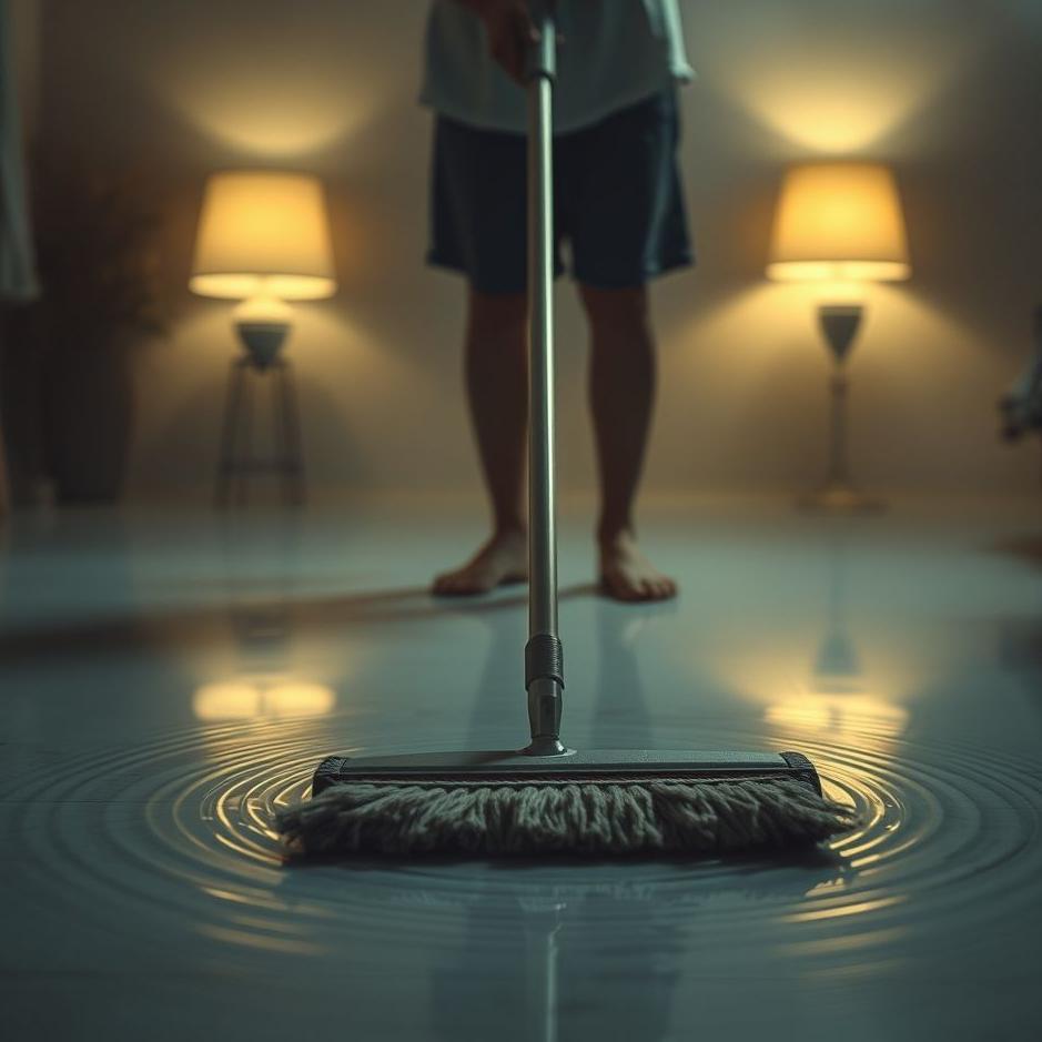 Dream : Mopping the floor with a mop in your dream