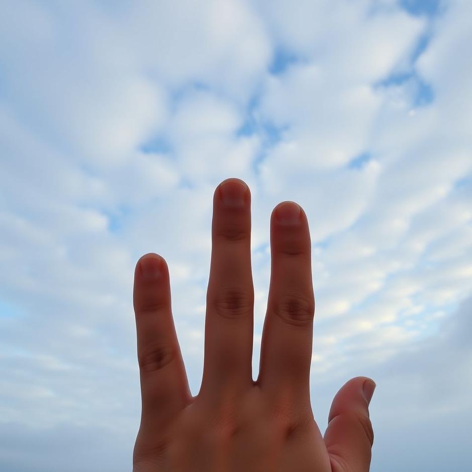 Dream : More fingers standing in the dream