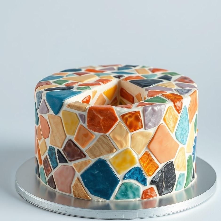 Dream : Mosaic cake in a dream