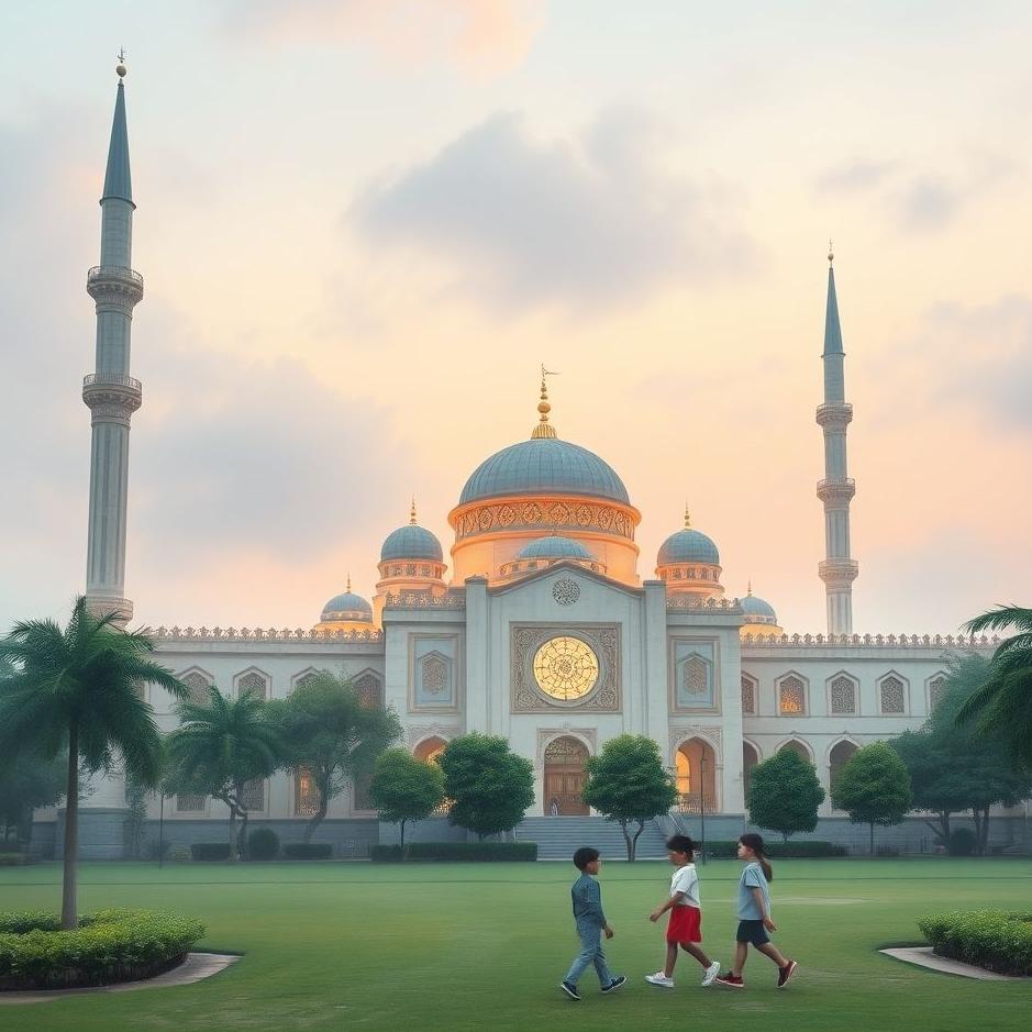 Dream : Mosque at school in a dream