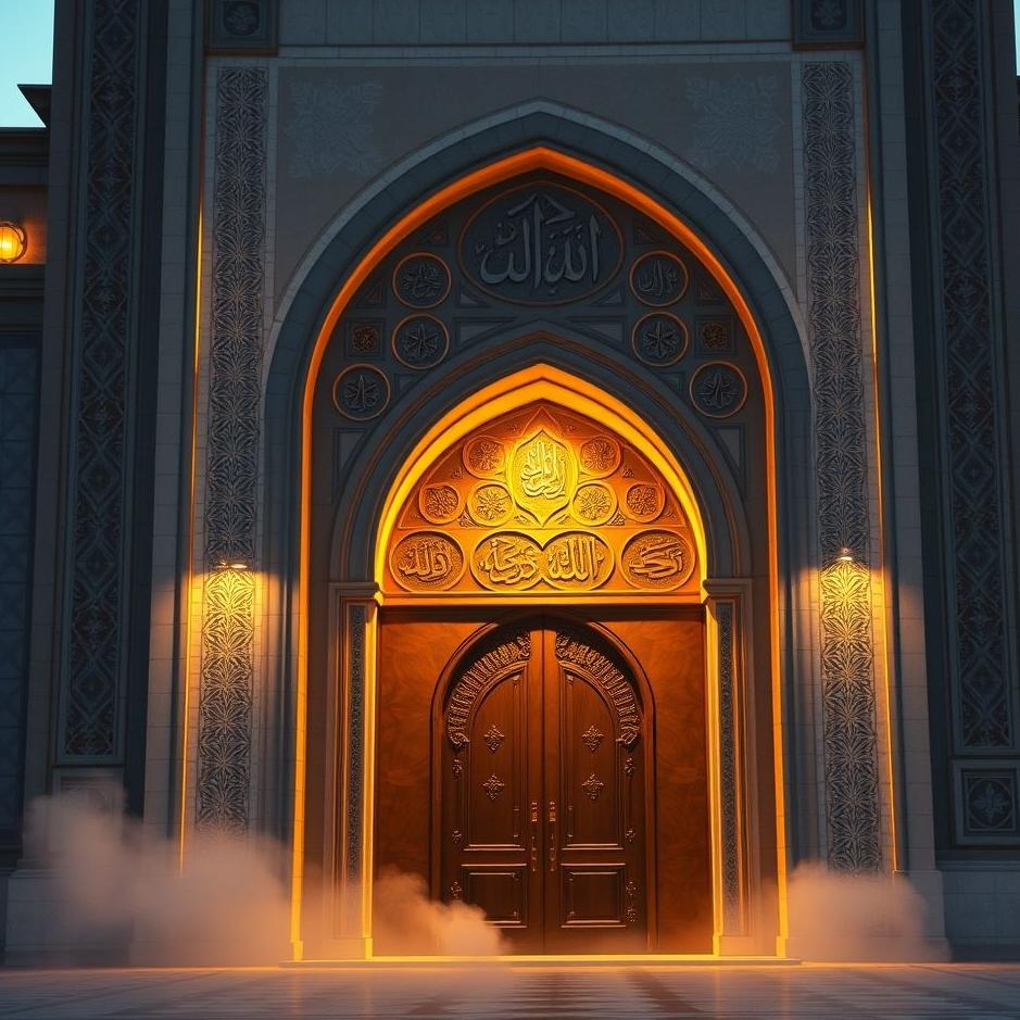 Dream : Mosque door in a dream