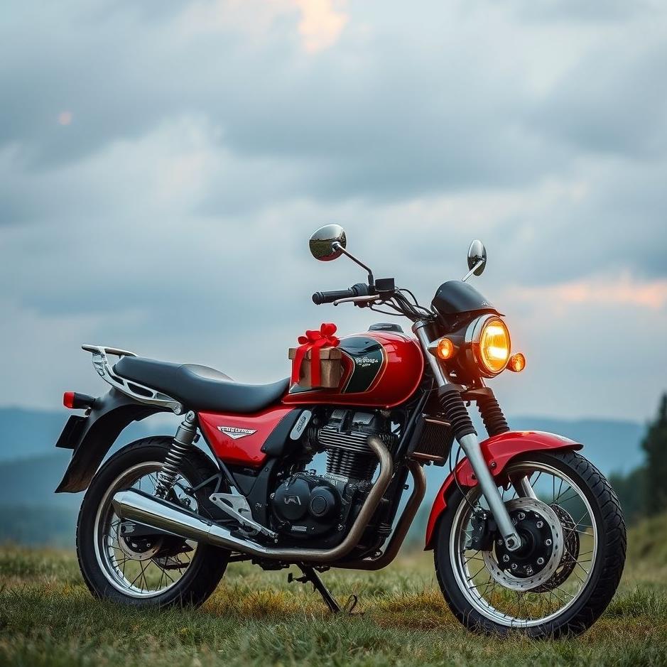 Dream : Motorcycle as a gift in a dream