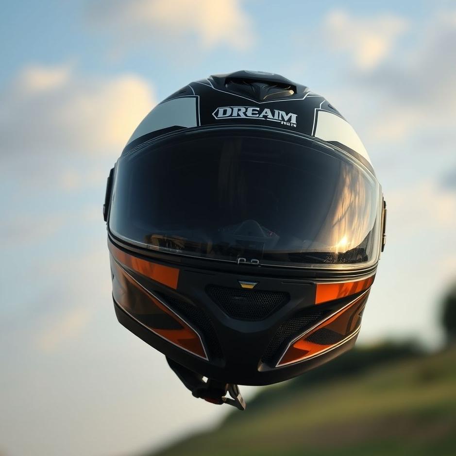 Dream : Motorcycle helmet in a dream
