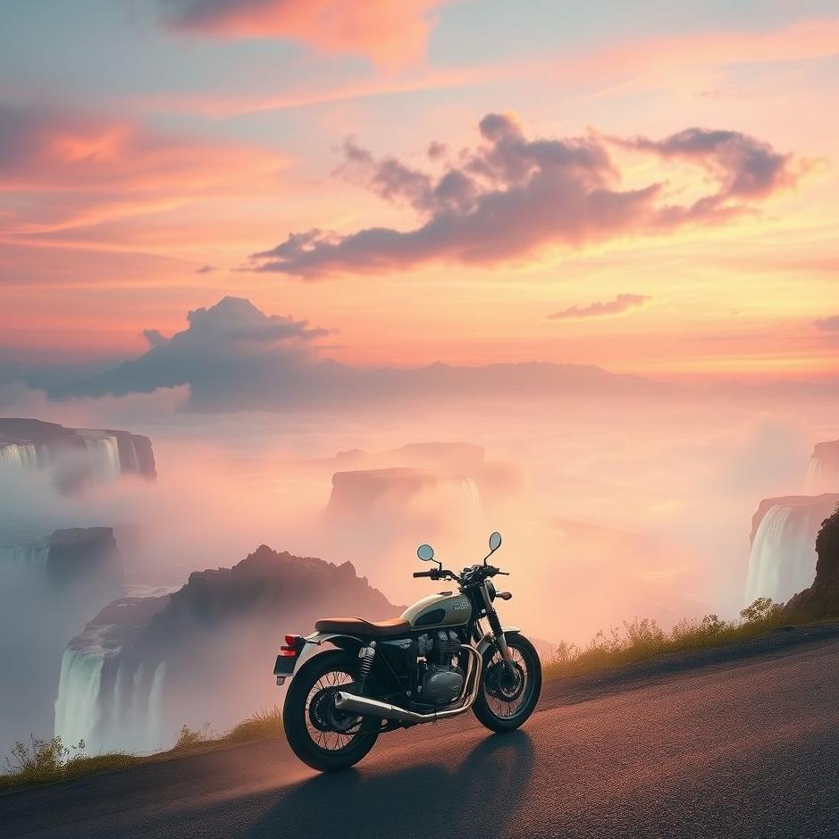 Dream : Motorcycle journey in a dream