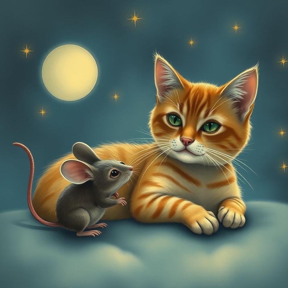 Dream : Mouse and a cat in a dream