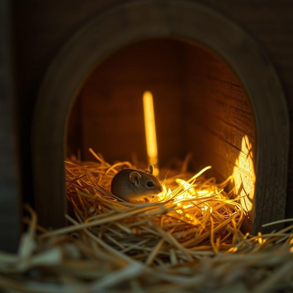 Dream : Mouse in a coop in a dream