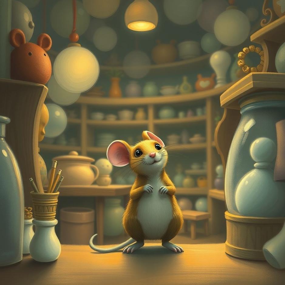 Dream : Mouse in a store in a dream