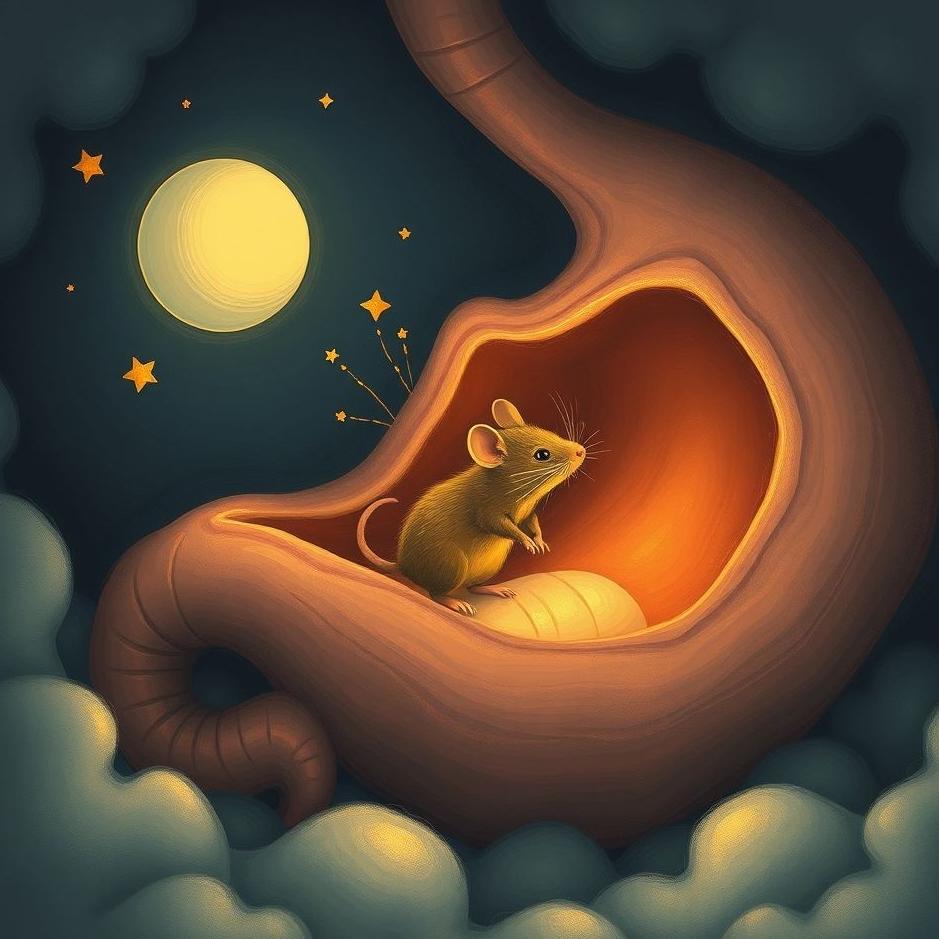 Dream : Mouse in the stomach in a dream