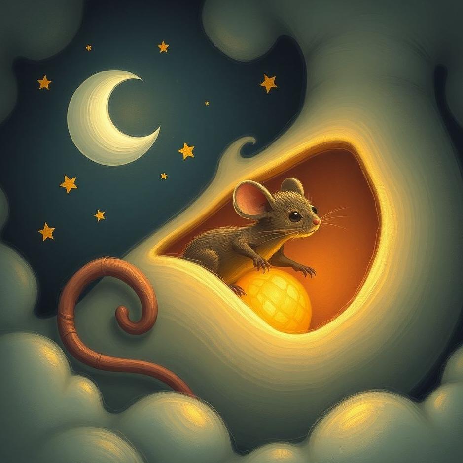 Dream : Mouse in your belly in a dream