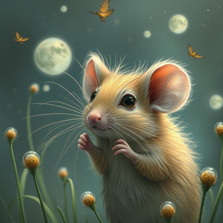 Dream : Mouse in your hair in a dream