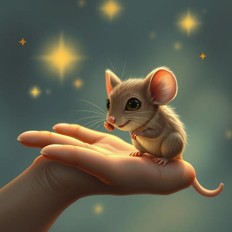 Dream : Mouse in your son's hand in your dream