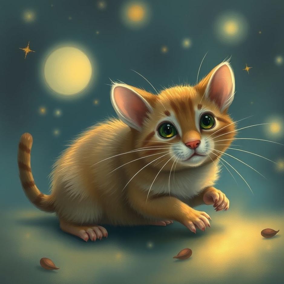 Dream : Mouse like a cat in a dream