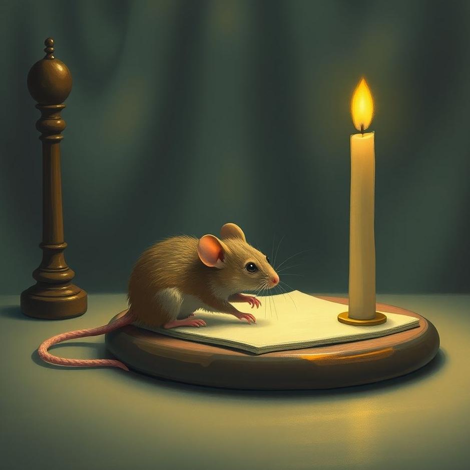 Dream : Mouse on the table in a dream