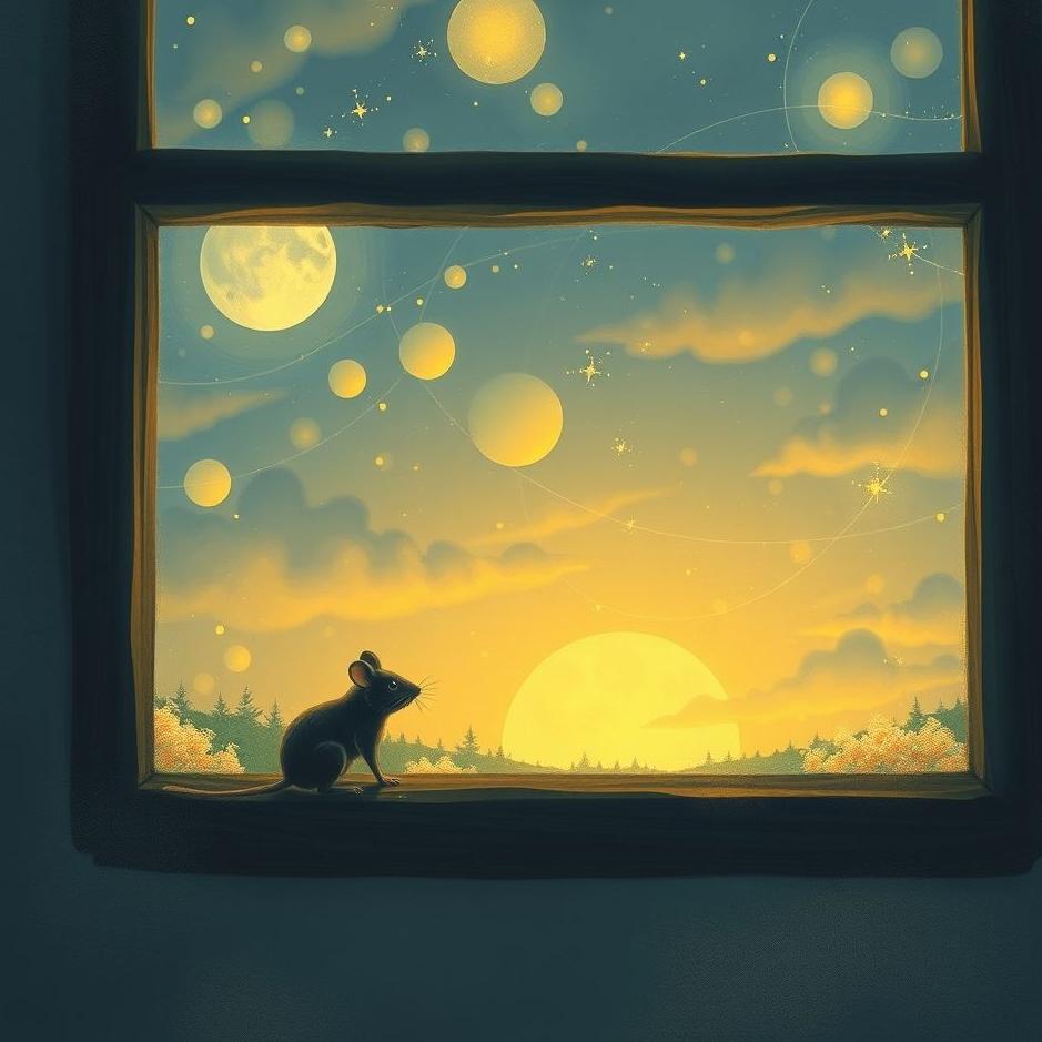 Dream : Mouse on the window in a dream