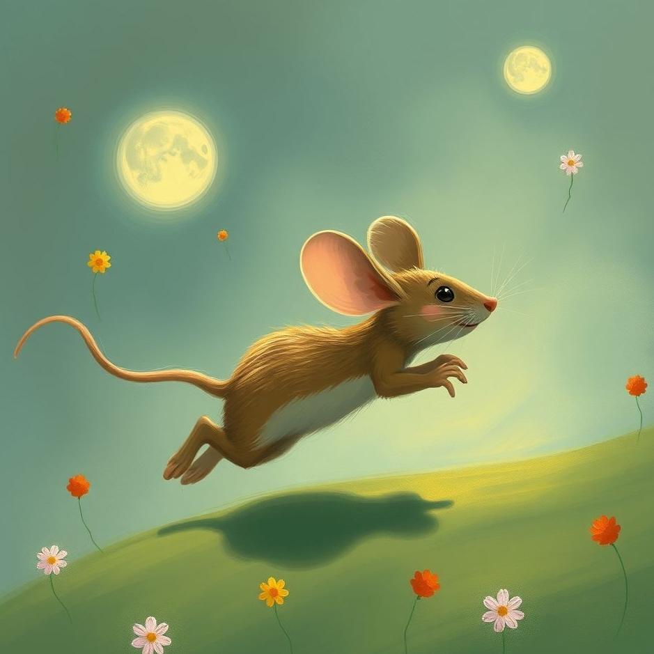 Dream : Mouse running away in a dream