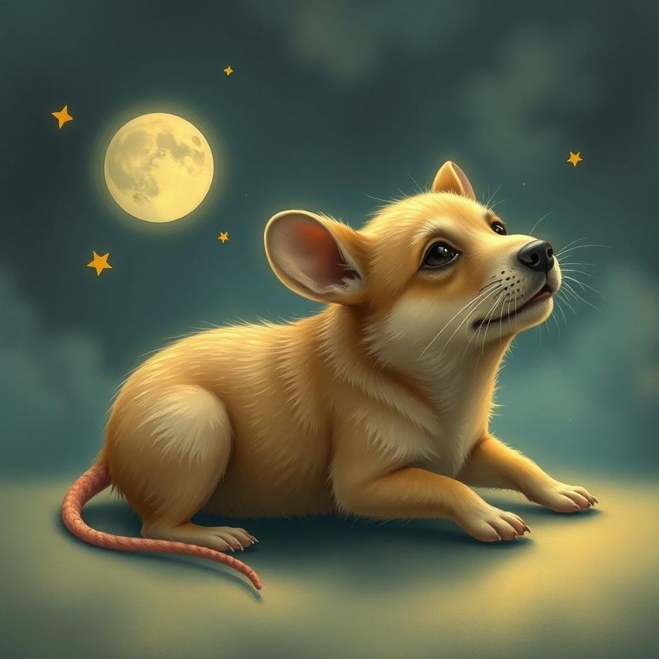 Dream : Mouse the size of a dog in a dream