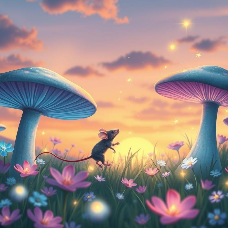 Dream : Mouse with a long tail in a dream