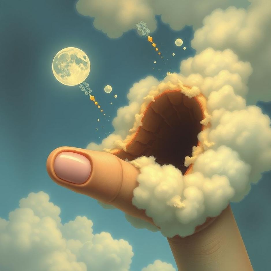 Dream : Mouthful thumb in the dream