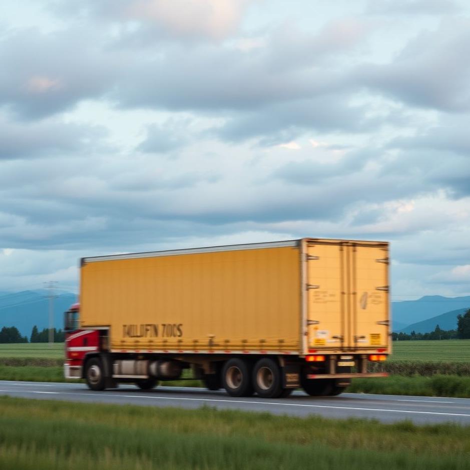 Dream : Moving by truck in a dream