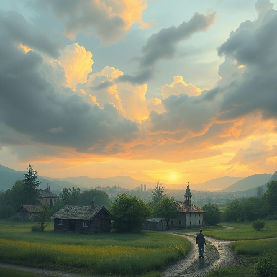 Dream : Moving from a village to a city in a dream