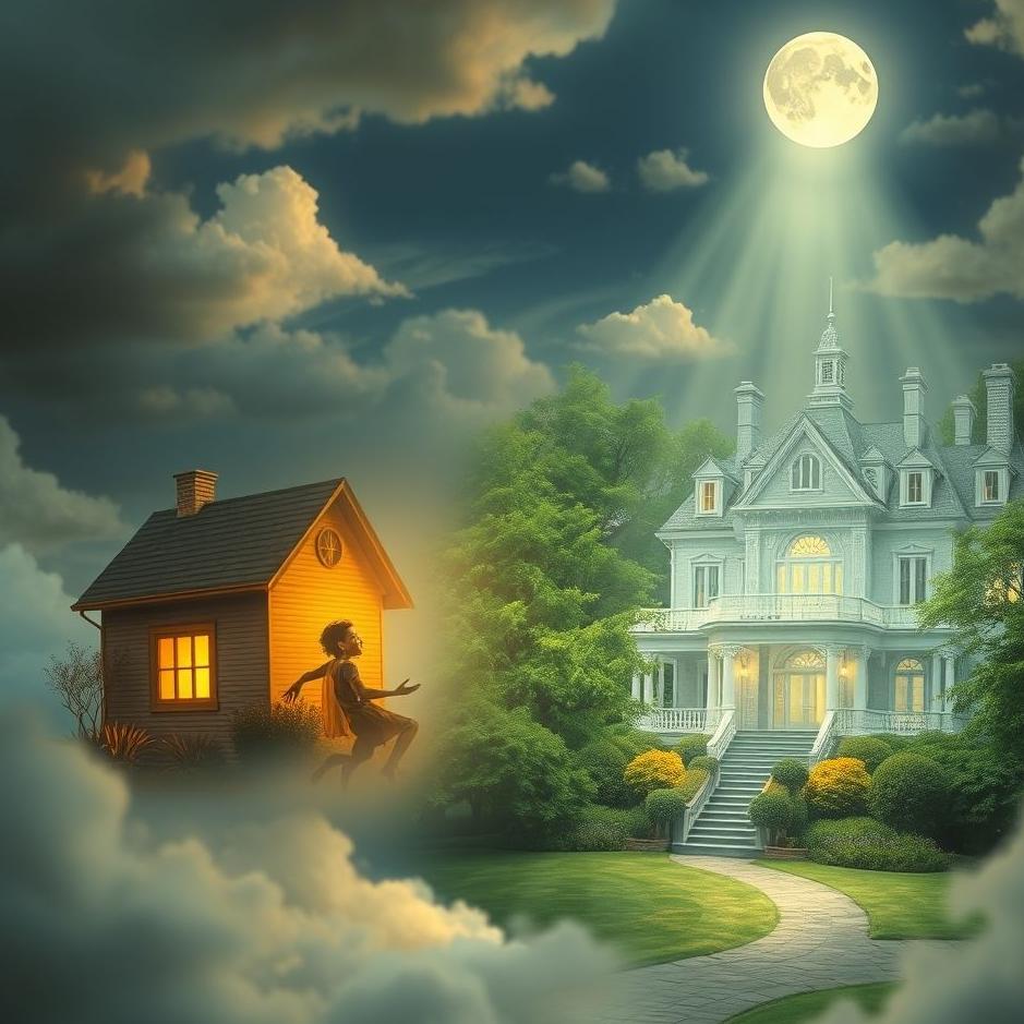 Dream : Moving from one's home to another house in a dream