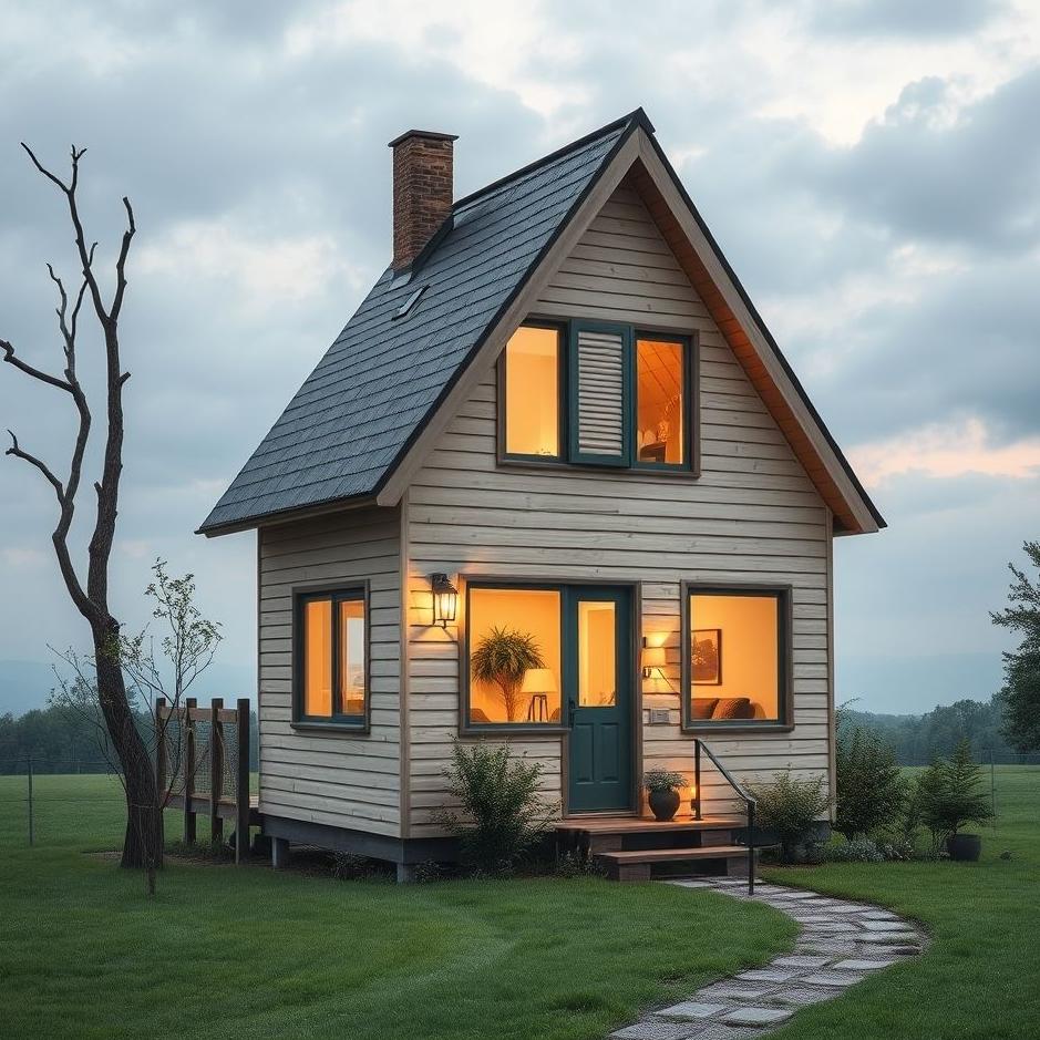 Dream : Moving into a small narrow house in a dream