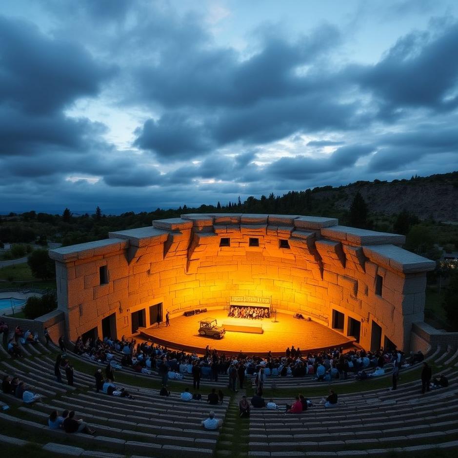 Dream : Moving the amphitheater in the dream