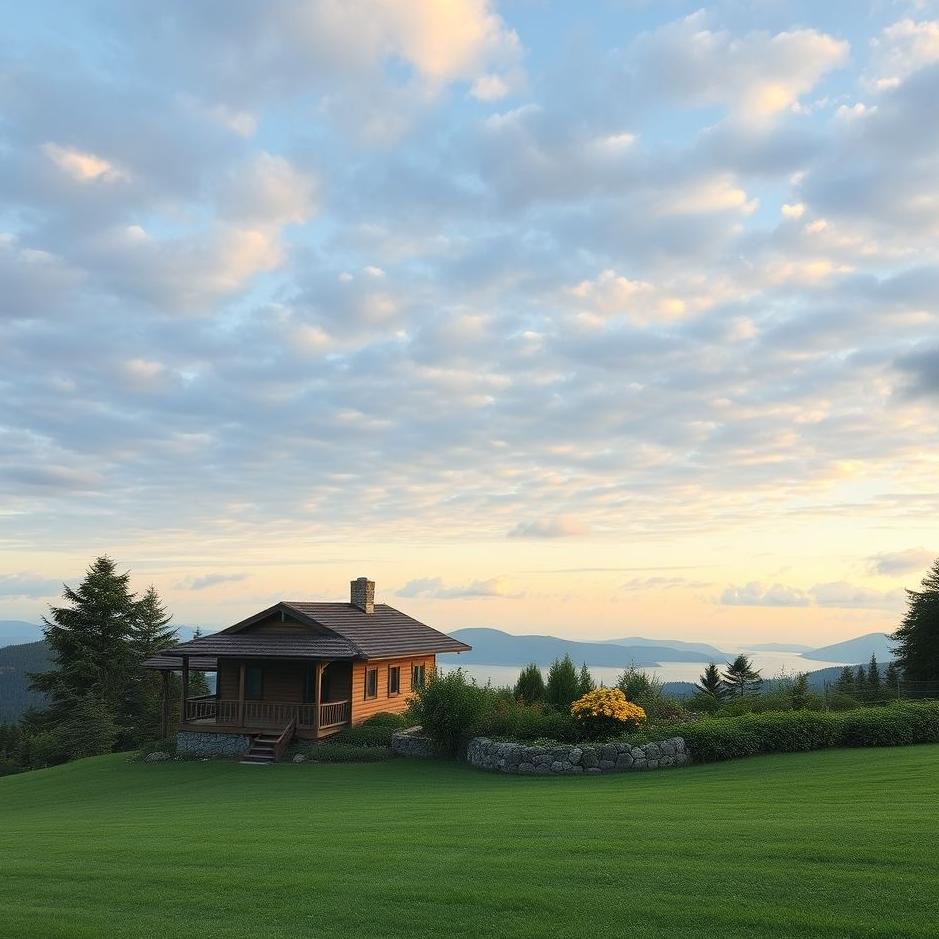 Dream : Moving to a house with a view in a dream