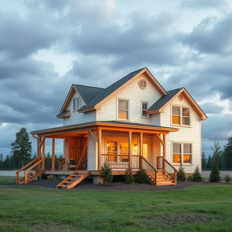 Dream : Moving to an unfinished house in a dream