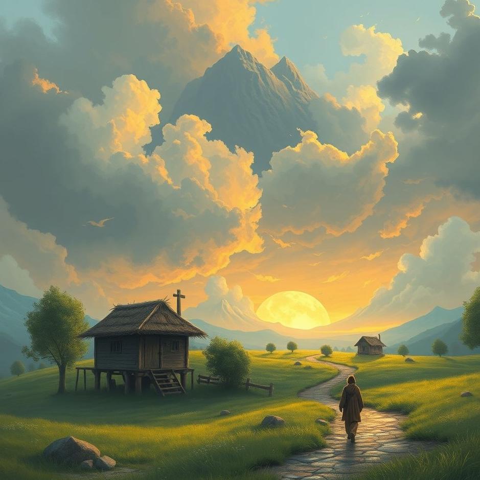 Dream : Moving to his village in a dream