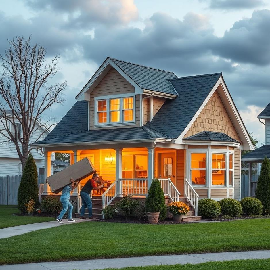 Dream : Moving your neighbor's house in a dream